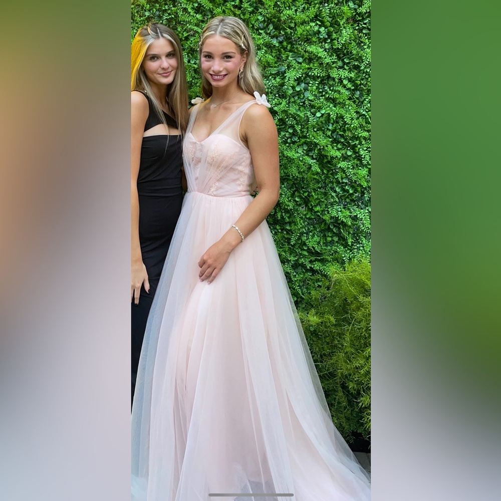 Pink Tulle prom dress